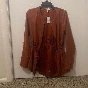NWT BURNT ORANGE MAURICES FALL JACKET SIZE XS